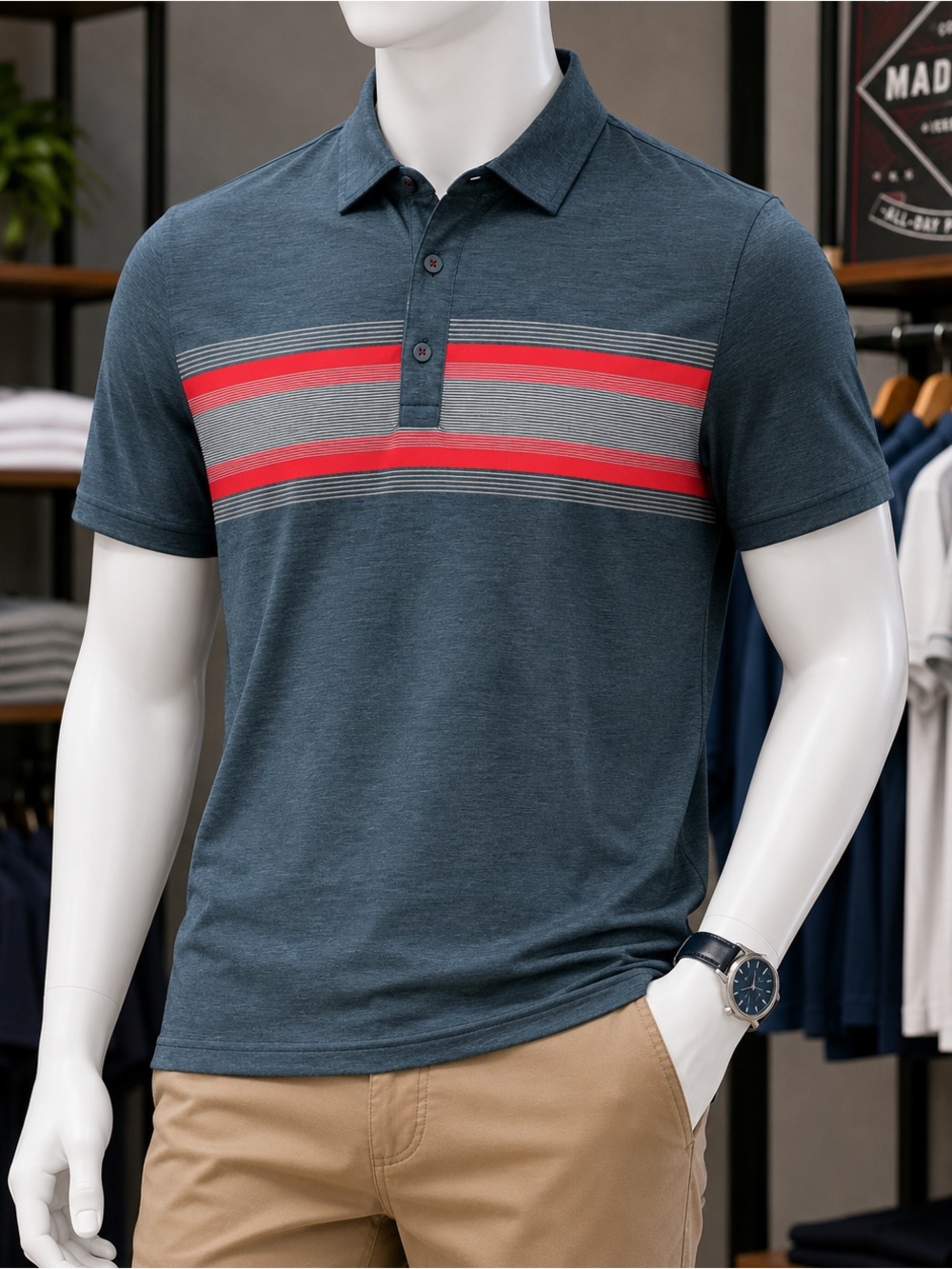 NWT Flag & Anthem MadeFlex Performance Polo – Size Large